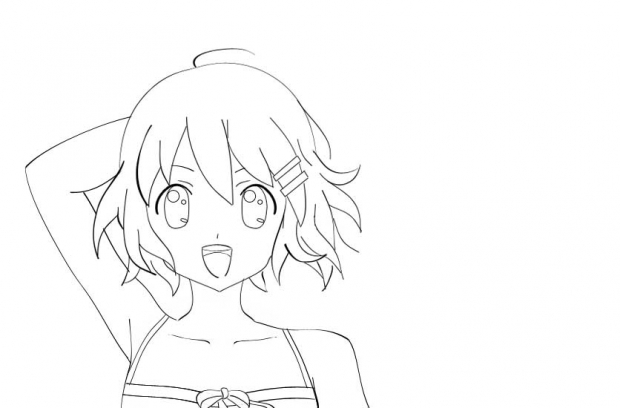Yui-Lineart