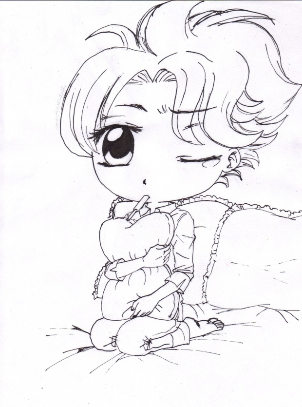 Slepy Hanabusa Aido-lineart