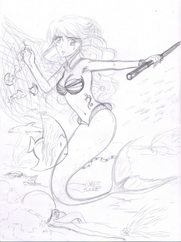 Mermaid sketch