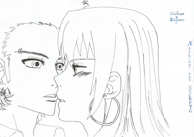 lineart - almost kiss