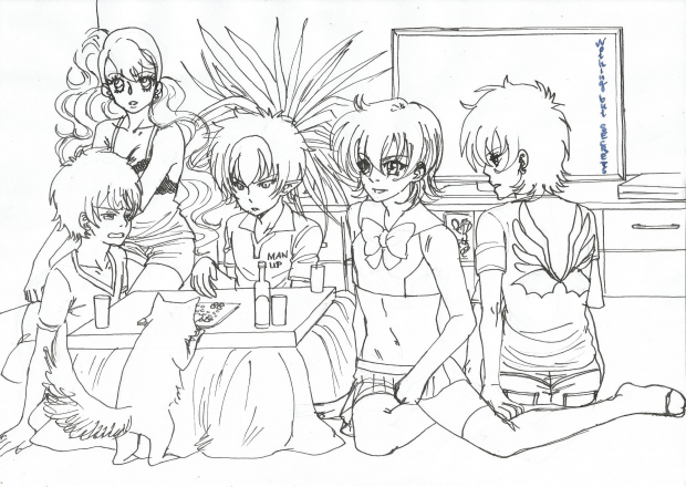 lineart - playing games