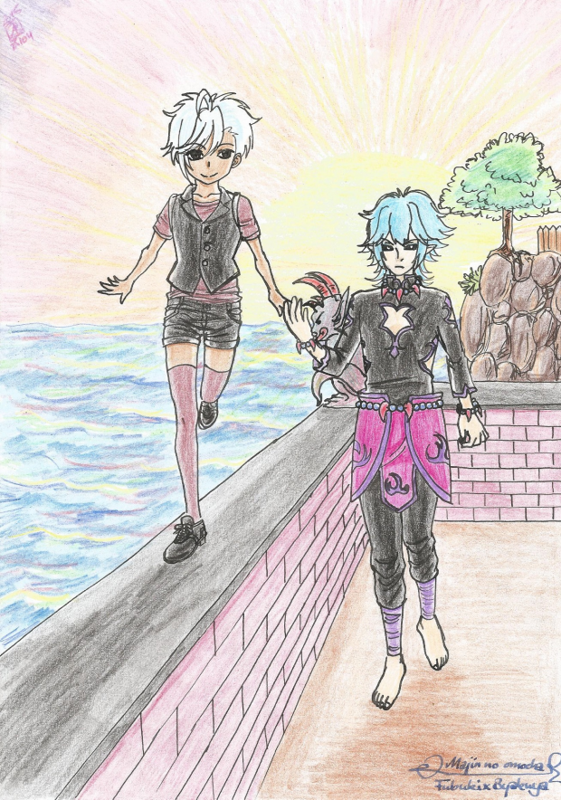 By your side // sunset