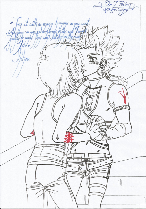 HeÂ´ll be waiting lineart