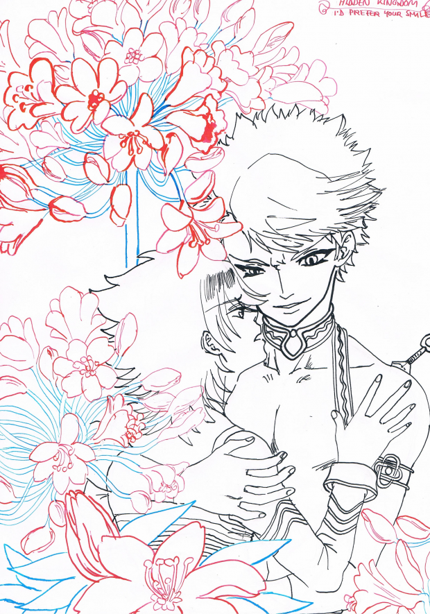 IÂ´d prefer your smile lineart