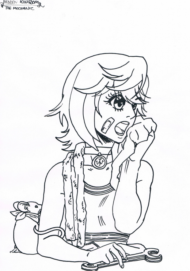 The mechanic lineart