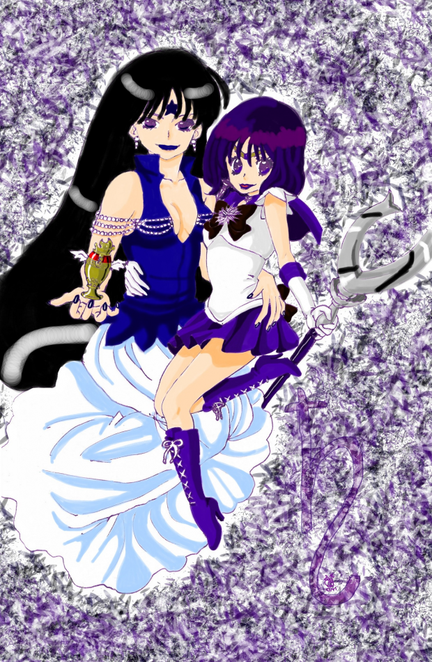 Mistress 9 and Sailor Saturn