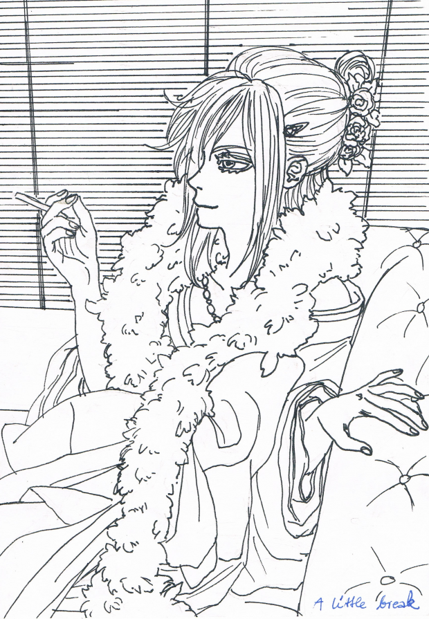 A little break lineart