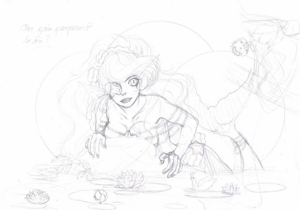 mermaid sketch