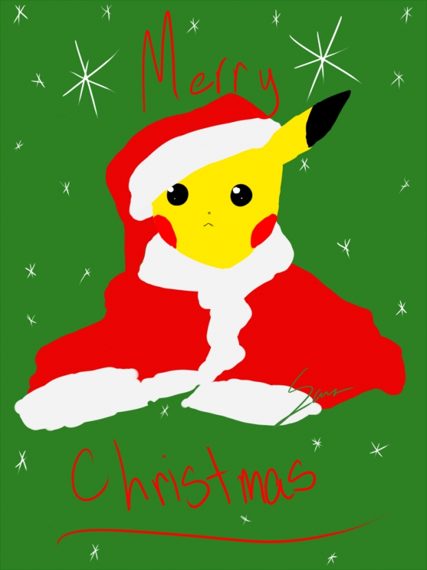 Merry Christmas Pikachu