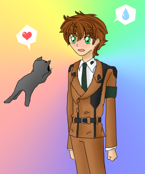 Suzaku Art Trade w/ Mash-chan <3
