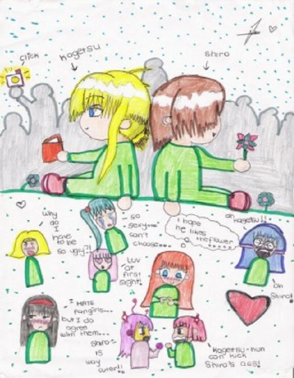 Surprise!!! Its Shiro with my fanfict. characters!