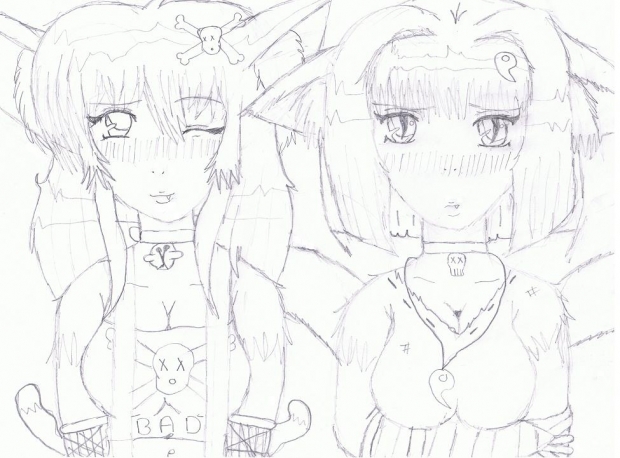 Punk Demons (line art)