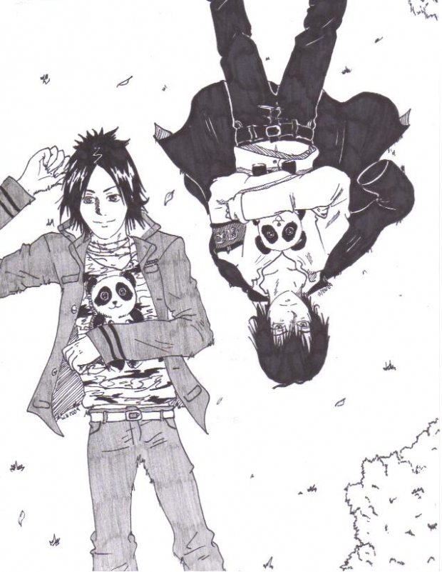 Kyoya Hibari and Mukuro Rokudo With Pandas! â¥