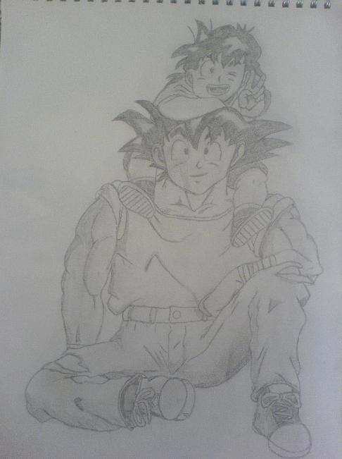 Goku and Gohan