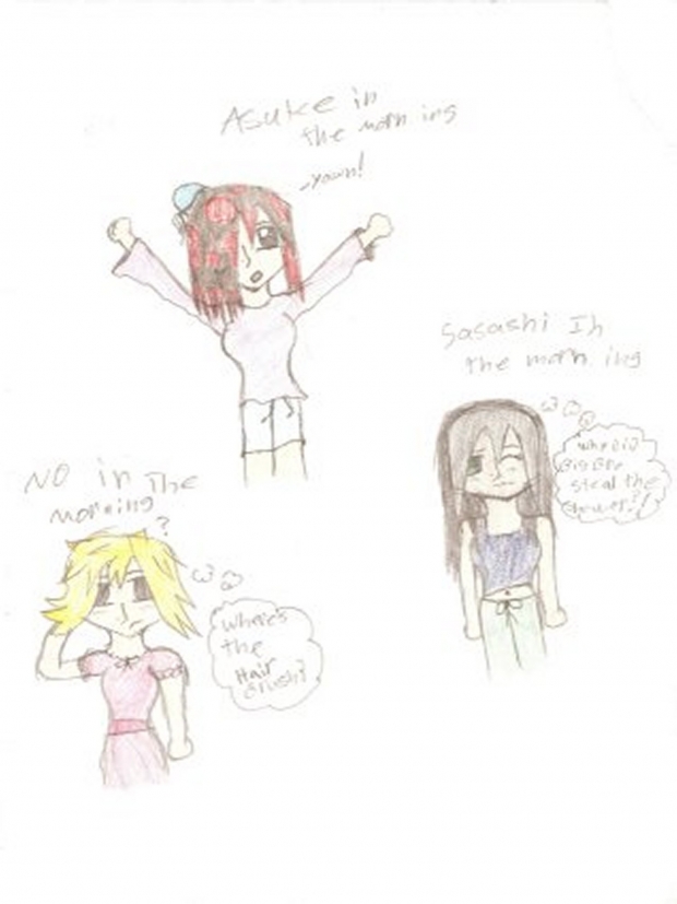 Sasashi, asuke, and No(in the mornig!)