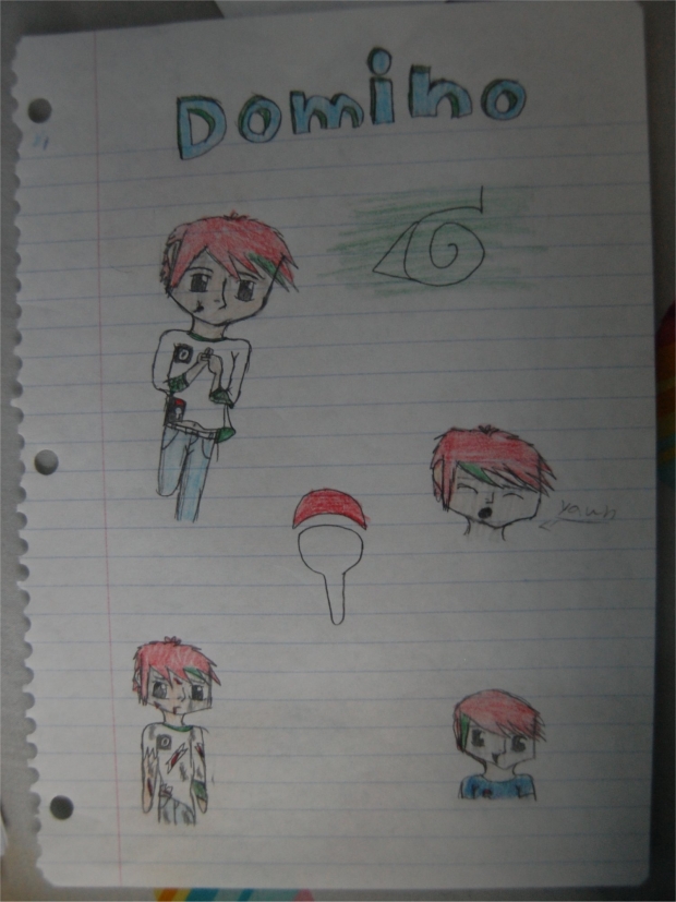 Domino Uchiha (old drawings)!!!(Oc) #2