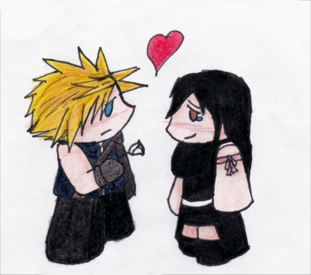 Cloud and Tifa