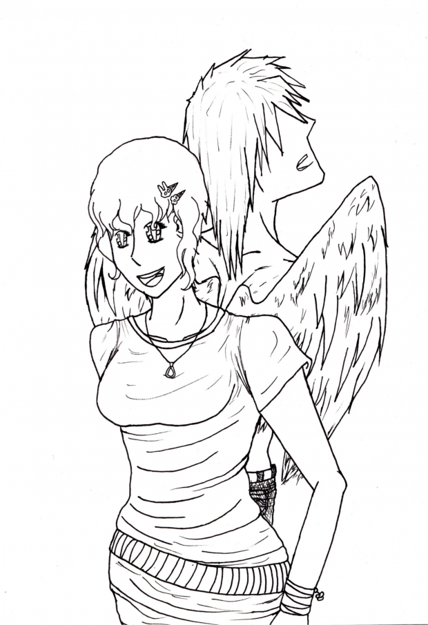 Burn My Wings cover~lineart~