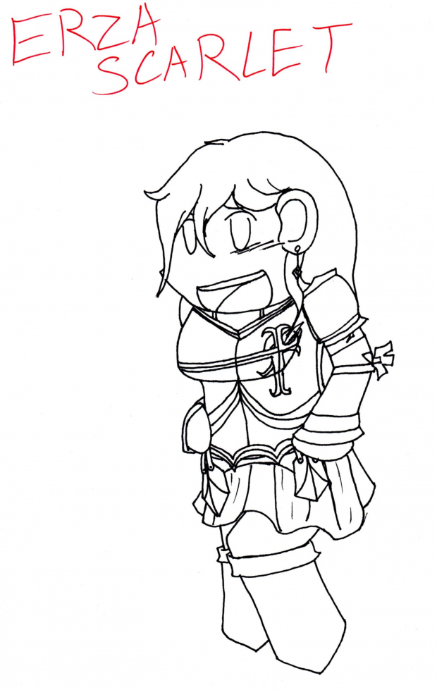 Erza Scarlet chibi