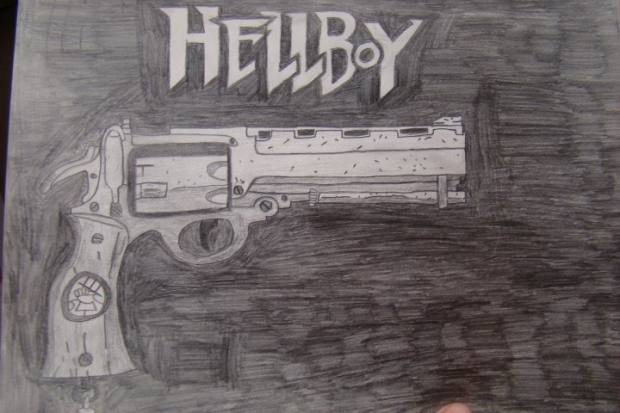 hellboy`s gun