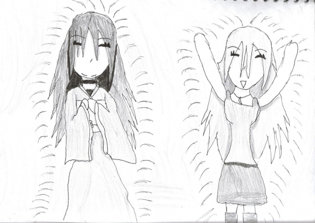 laying in the grass together