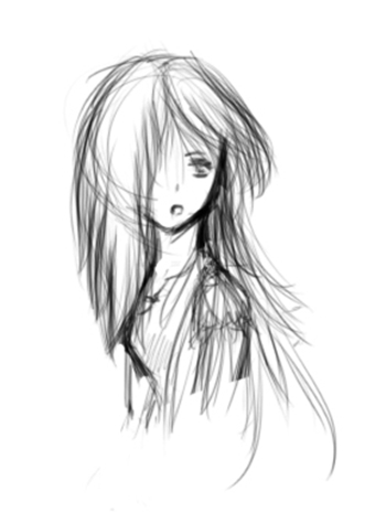 Quick Sketch-Shinobu