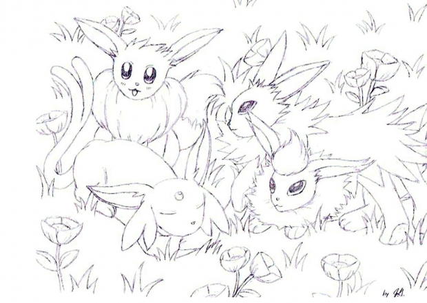 Eevee and friends part 1