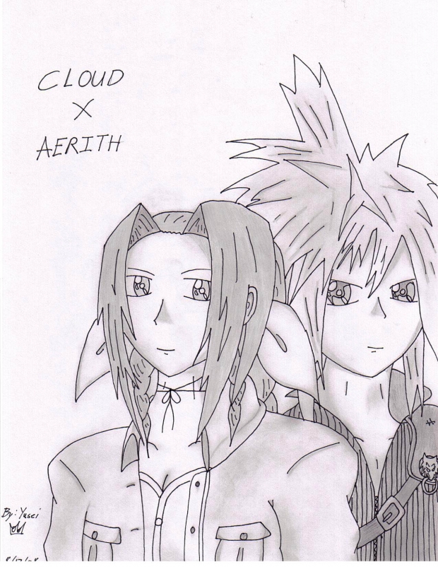 Aerith&Cloud