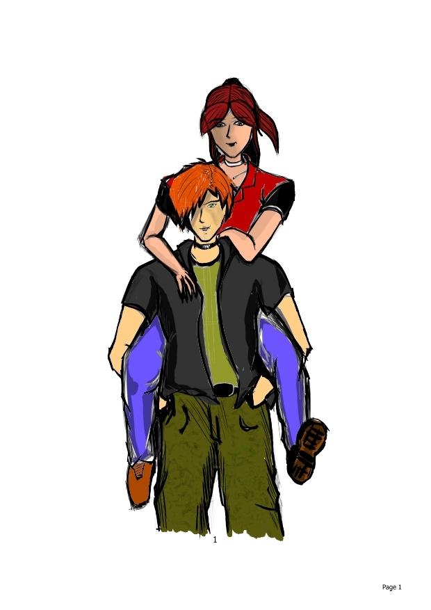 Steve Burnside & Claire Redfield