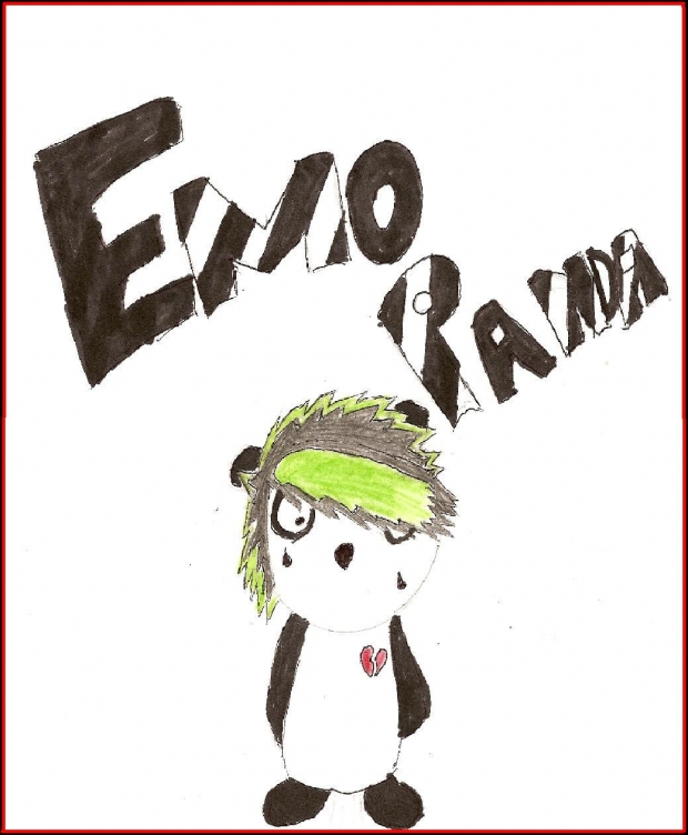 Emo PANDA! woo!