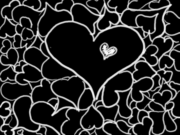 a milllion Hearts Scattered, TInted with darkness