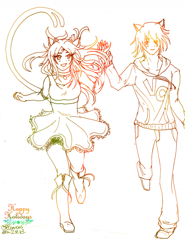 Estelle & Gyen (Fan art SS)