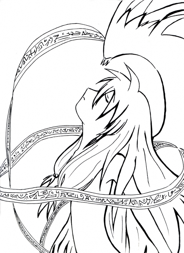 ~One Last Breath~ Line Art