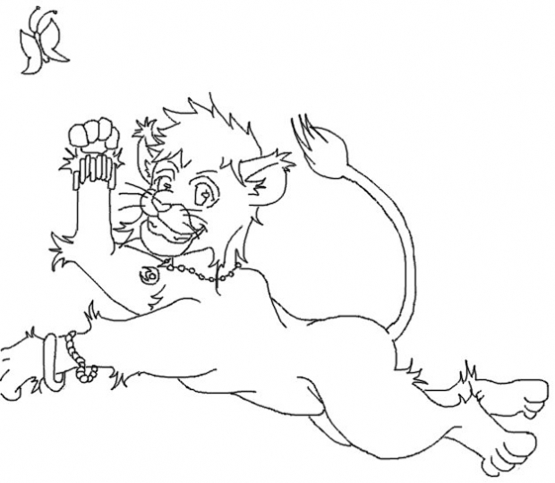 Shiho Tsubaho: Pride Lands Form (Line Art)