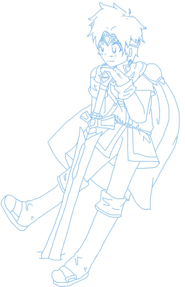 Pretty bad line art. x3