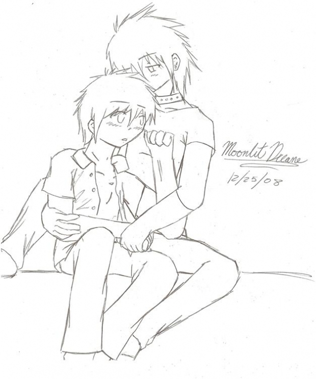 Random Line art. xP (Shounen-ai)