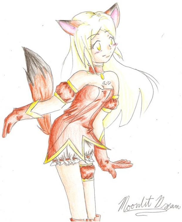 Mew Mandarin (Art trade with Zero Guardian)