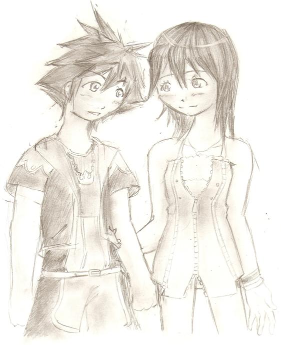 Sora and Kairi