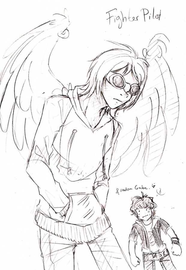 Sketchy Goggles and Wings
