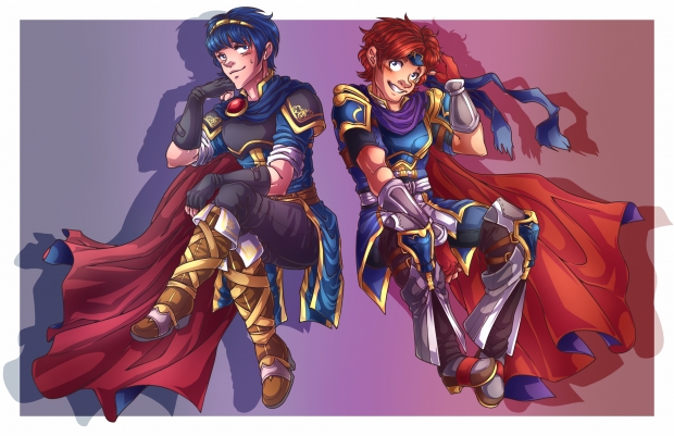 Marth and Roy
