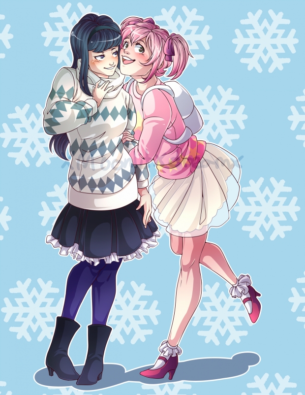 Commission: Madoka and Homura