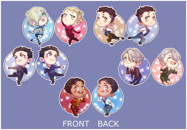Yuri!!! on Ice Charms