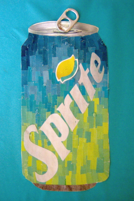 Sprite Can Collage