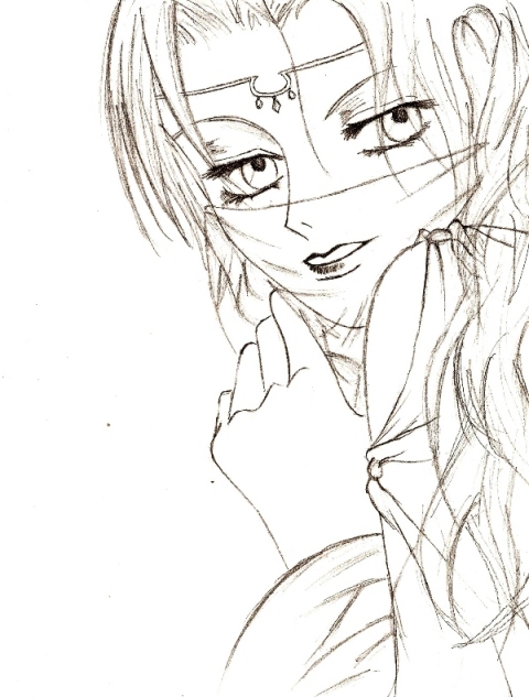 Cain's A Beauty Queen (line art)