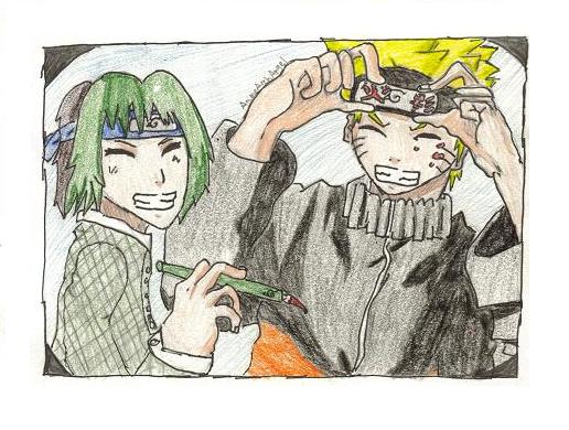 Sarucuno and Naruto