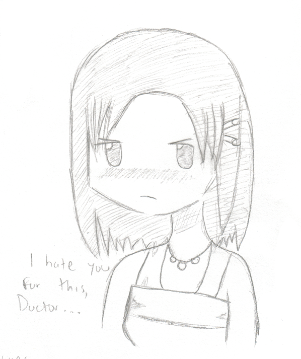 Doctor Who OC- Robyn Hair Down