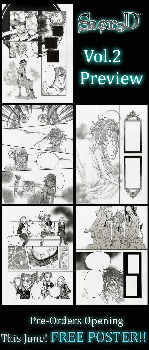 SACRED VOL.2 PRE-ORDER + FREE poster!!