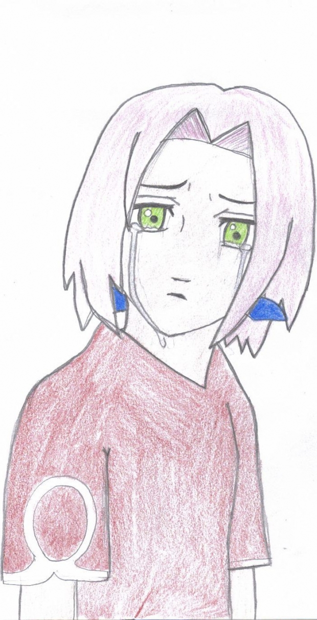 Sakura Crying =[ Awww.