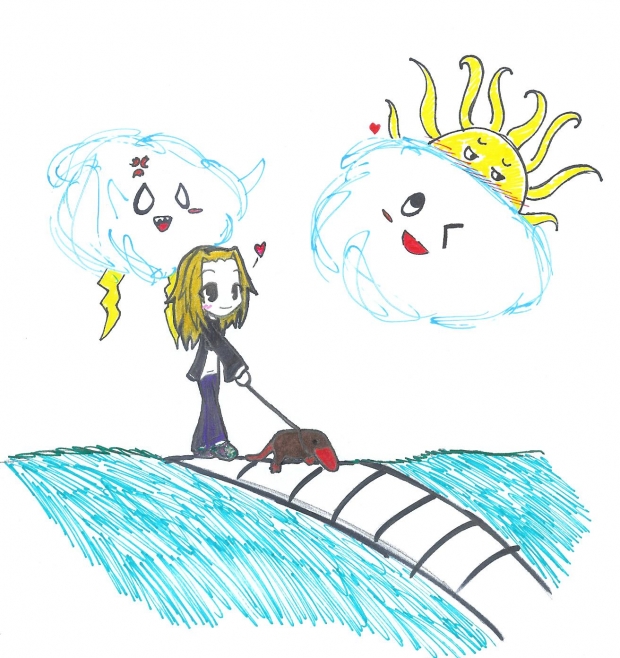 A girl and a platypus