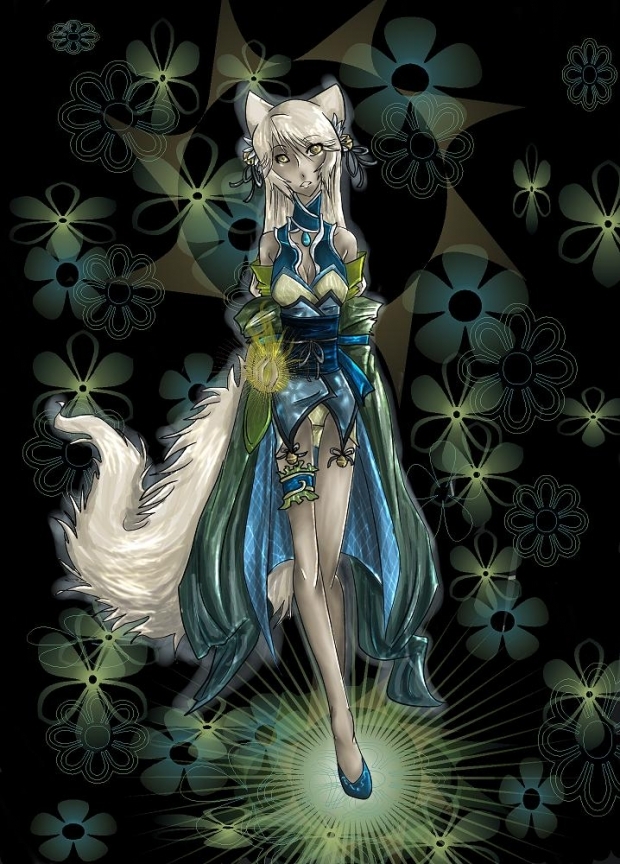 Chinese Fox Demon Girl